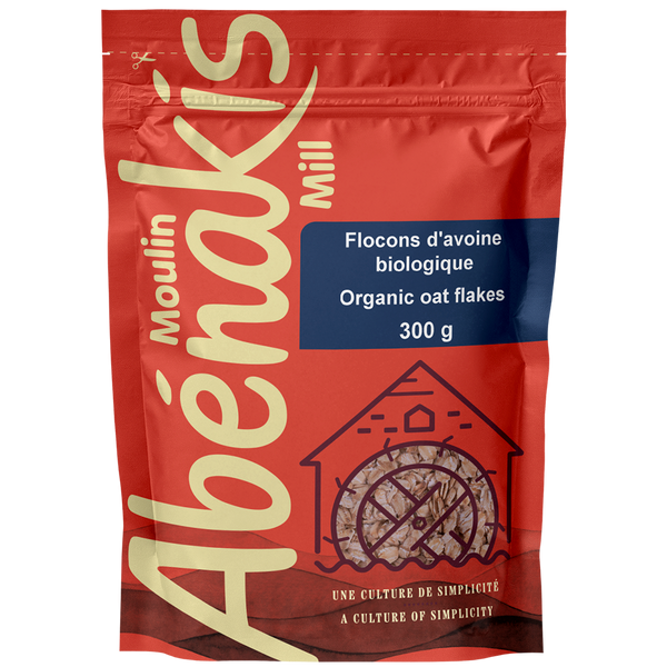 Flocons d'avoine 100% biologique - Moulin Abénakis