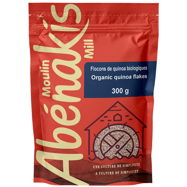 Flocons de quinoa 100% biologique - Moulin Abénakis