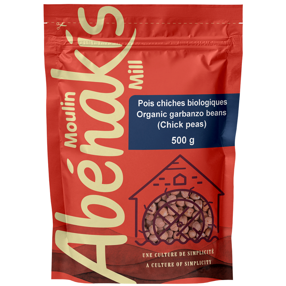 Pois chiches biologiques Pois chiches 100% biologiques - Moulin Abénakis