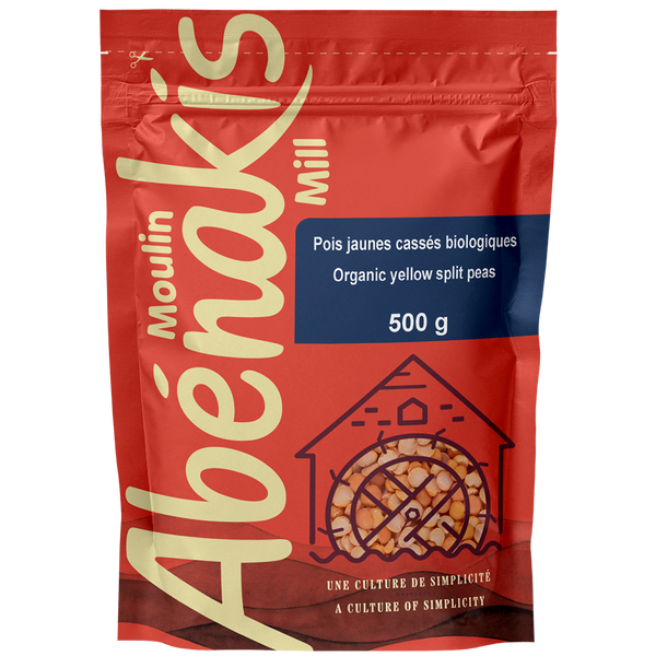 Pois jaunes cassés biologiques