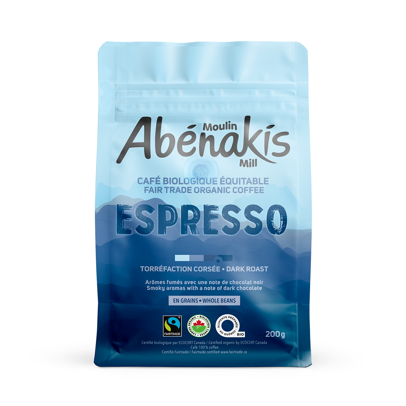 Café en grains corsé Espresso, biologique et équitable