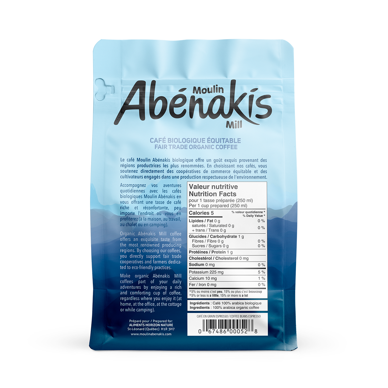 Café en grains corsé Espresso, biologique et équitable