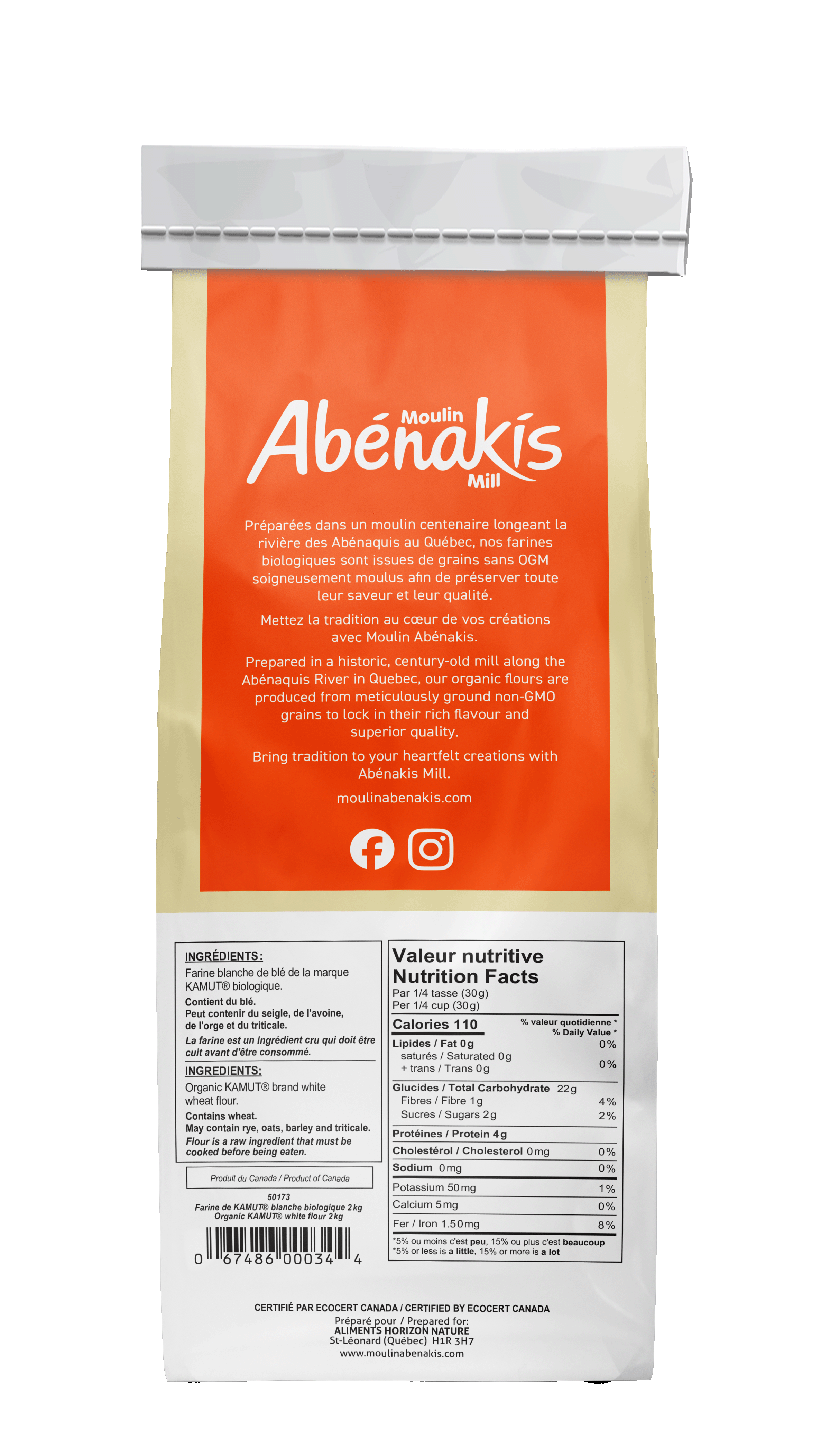 Farine de KAMUT® blanche biologique