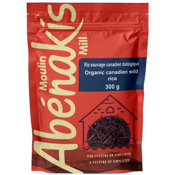 Riz sauvage canadien 100% biologique - Moulin Abénakis
