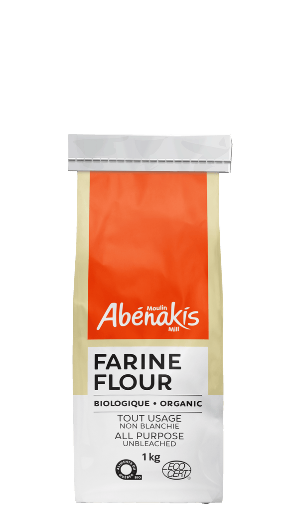 Farine tout usage non blanchie biologique