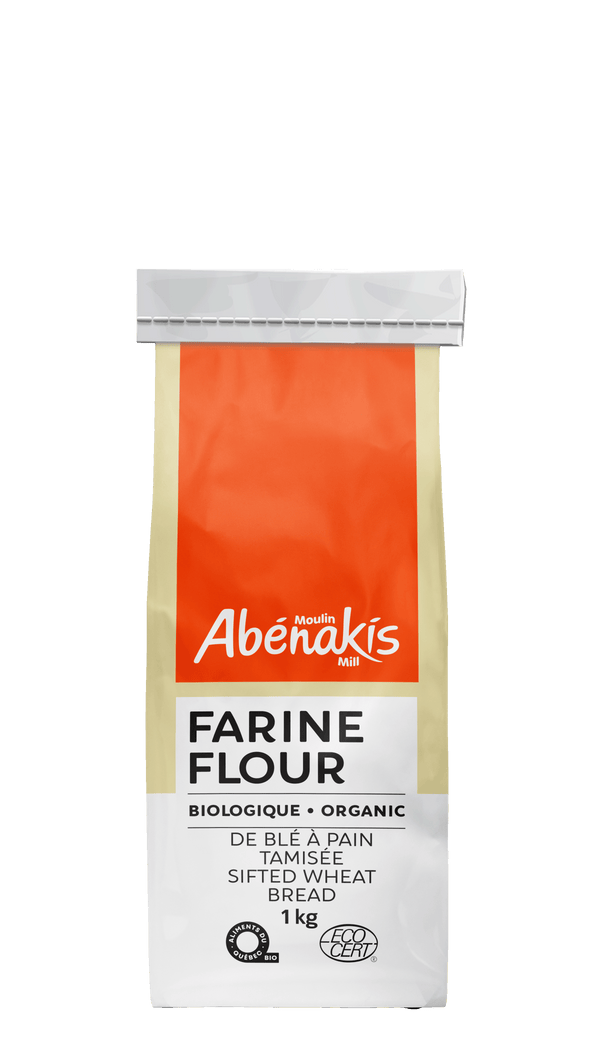 Farine de blé à pain tamisée biologique