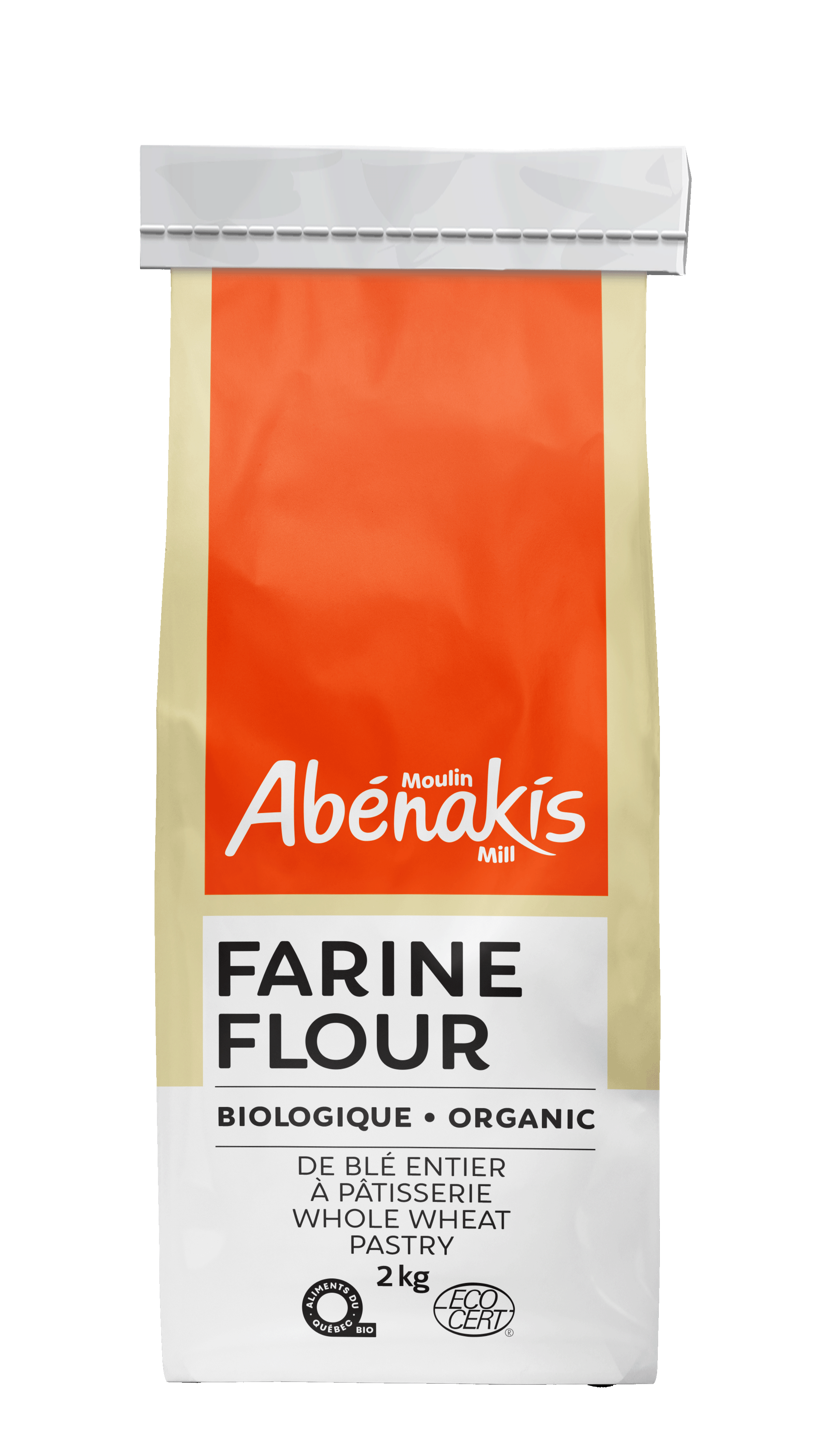 Farine de blé entier àpâtisserie biologique