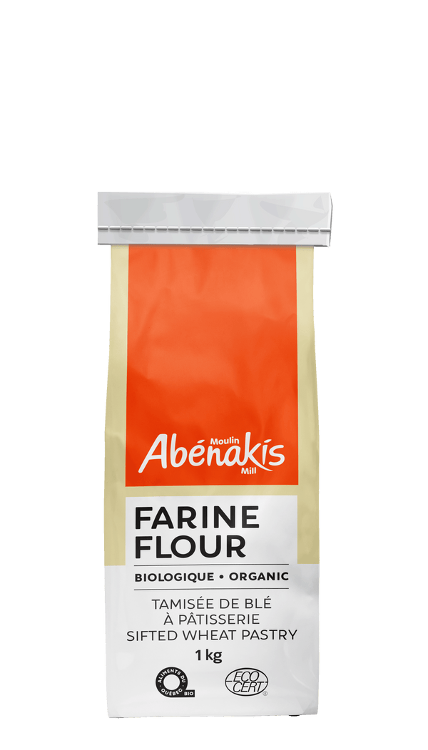 Farine de blé à pâtisserietamisée biologique