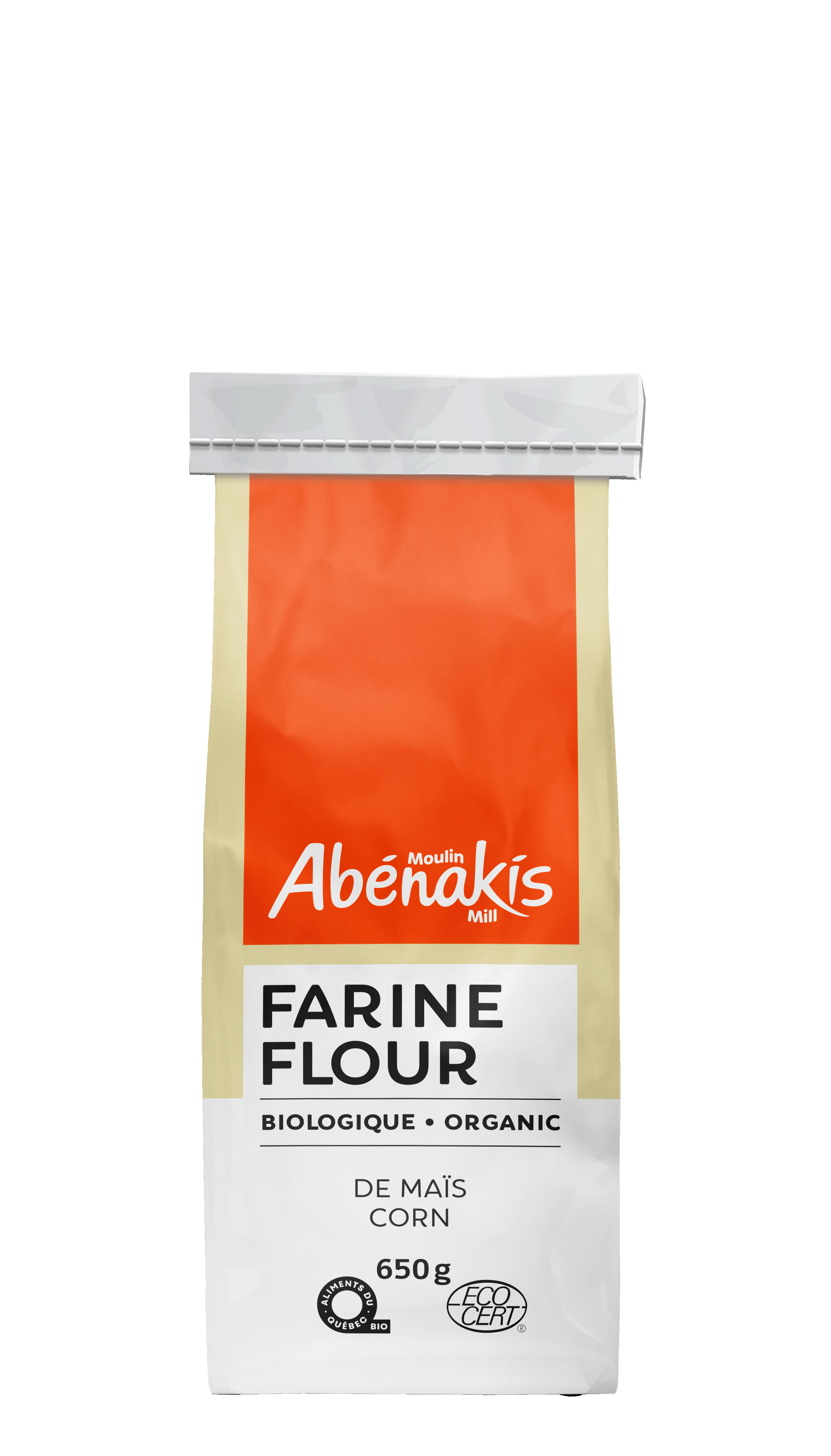 Farine de maïs biologique