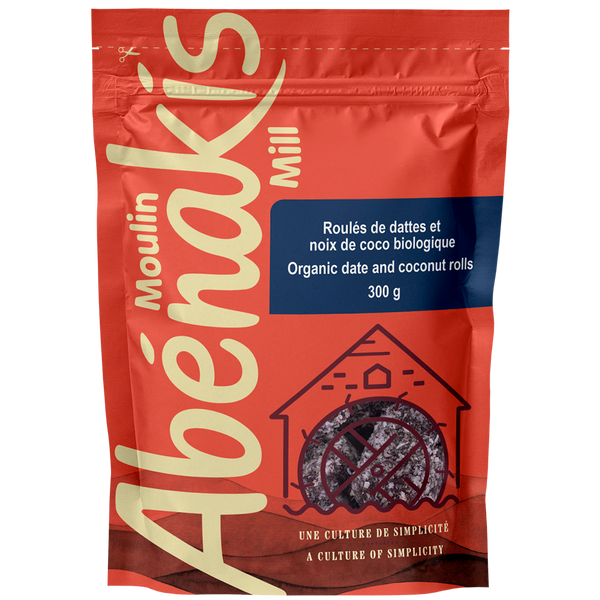 Roulés dattes et noix de coco biologiques