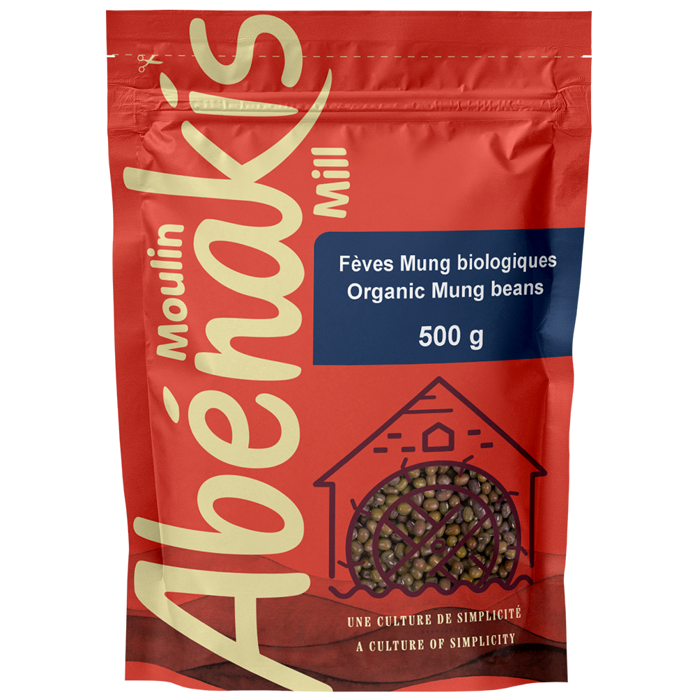 Fèves Mung 100% biologiques - Moulin Abénakis