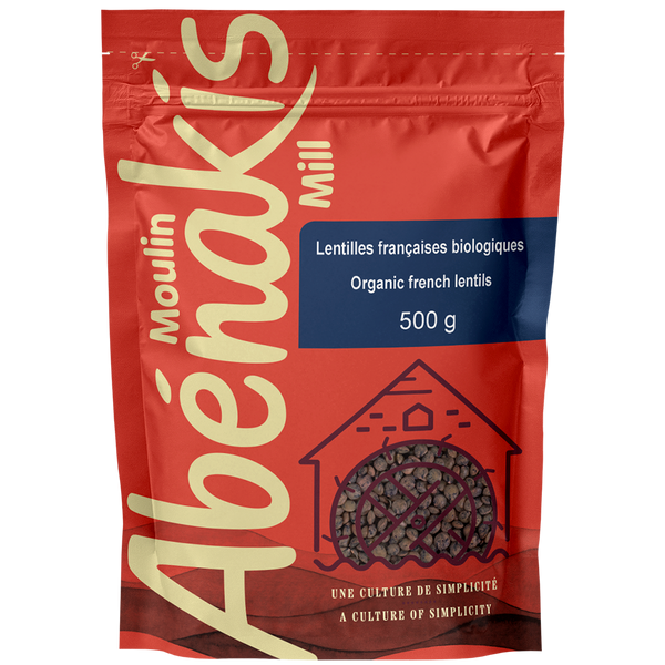 Lentilles françaises 100% biologiques - Moulin Abénakis