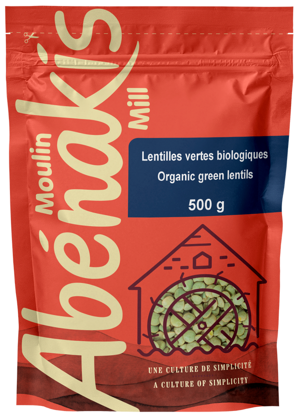 Lentilles vertes biologiques