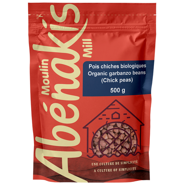 Pois chiches 100% biologiques - Moulin Abénakis