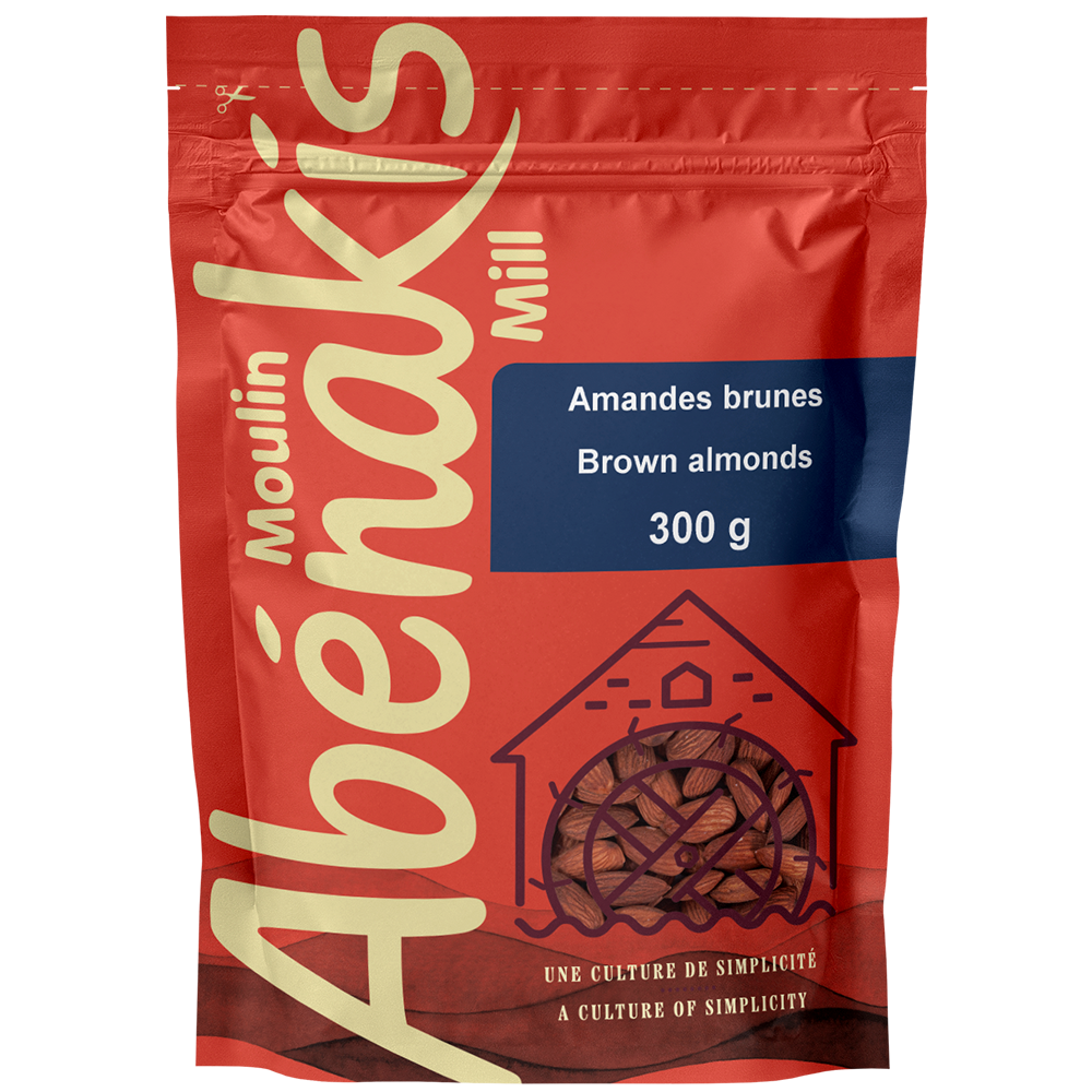 Amandes brunes - Moulin Abénakis