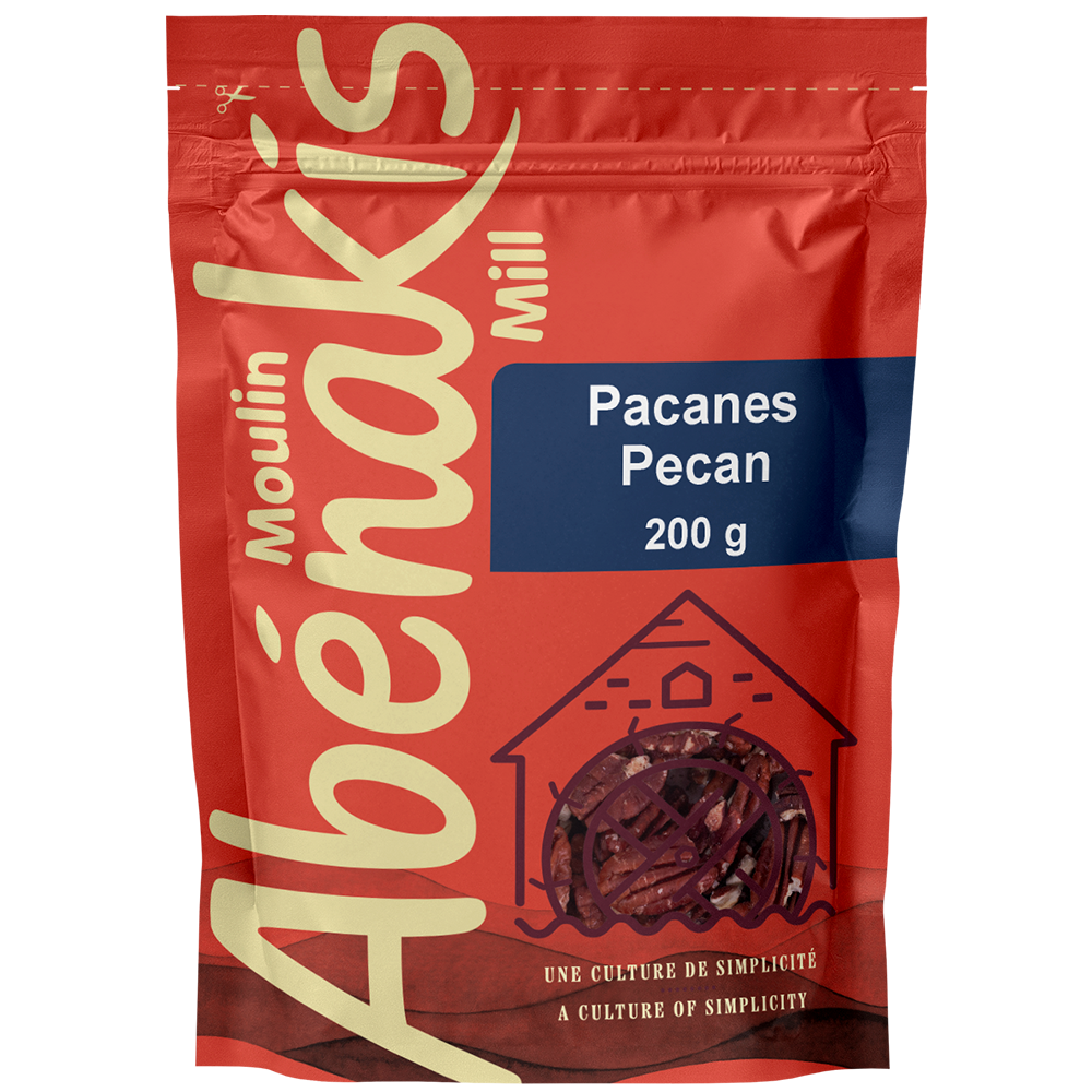 Pacanes écalées en demies - Moulin Abénakis