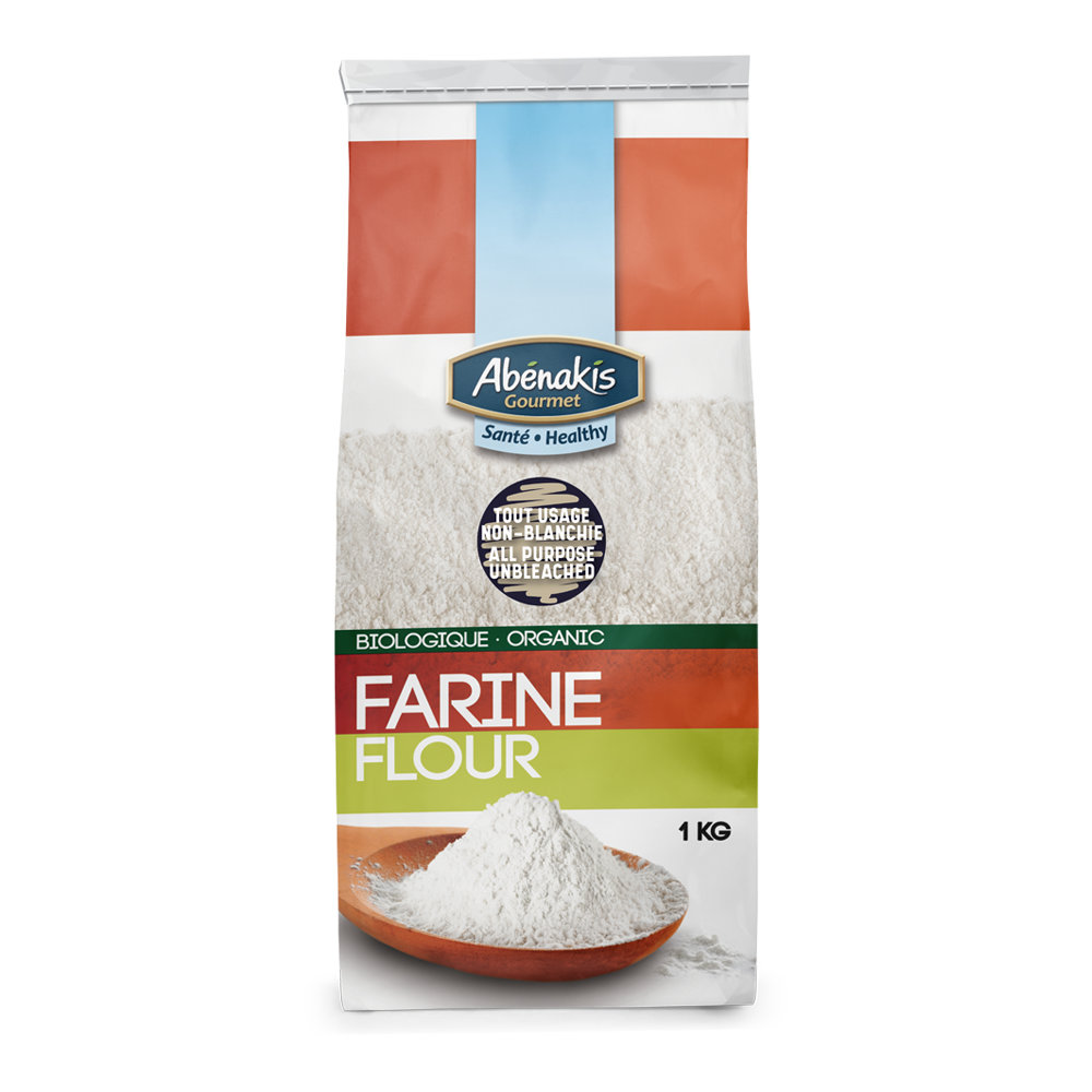 Farine tout usage non blanchie 100% biologique - Moulin Abénakis