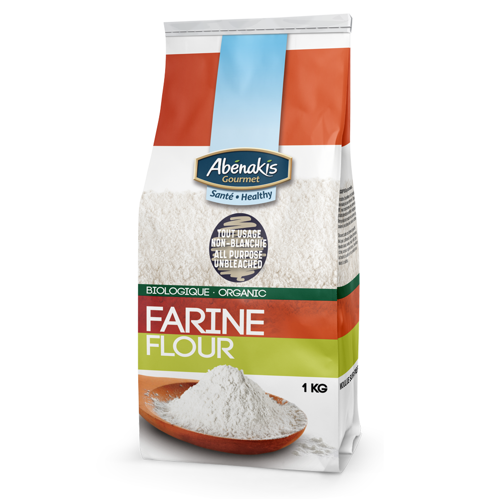 Farine tout usage non blanchie 100% biologique - Moulin Abénakis