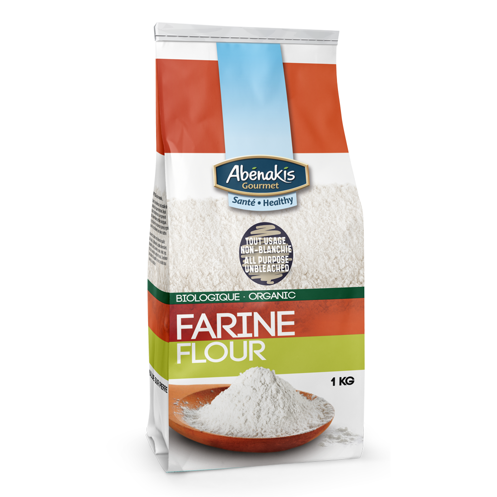 Farine tout usage non blanchie 100% biologique - Moulin Abénakis